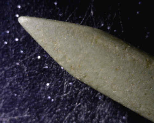 Millennia micro chisel from Prince Rupert.  Width where the bevel starts is about 4 mm. Source: Millennia Research.