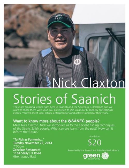Nick Claxton Reef Netting Event, November 25th.